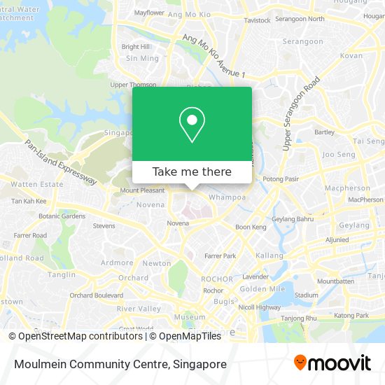 Moulmein Community Centre map