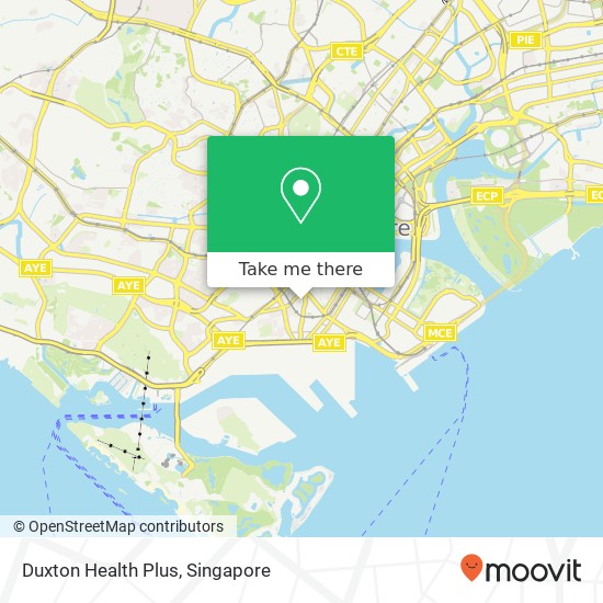 Duxton Health Plus map
