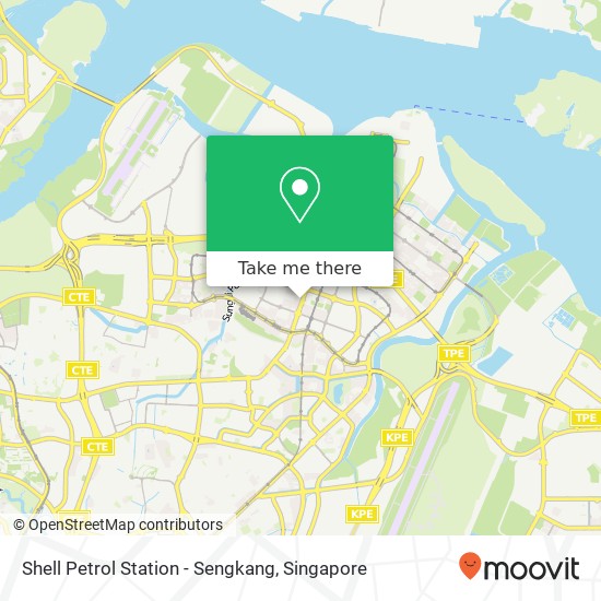 Shell Petrol Station - Sengkang地图