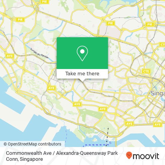 Commonwealth Ave / Alexandra-Queensway Park Conn地图