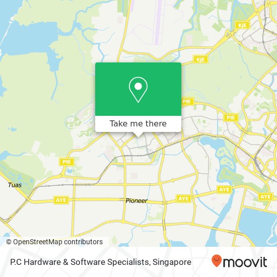 P.C Hardware & Software Specialists map