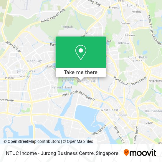 NTUC Income - Jurong Business Centre map