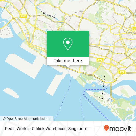 Pedal Works - Citilink Warehouse map