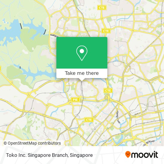 Toko Inc. Singapore Branch map