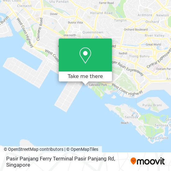 Pasir Panjang Ferry Terminal Pasir Panjang Rd map