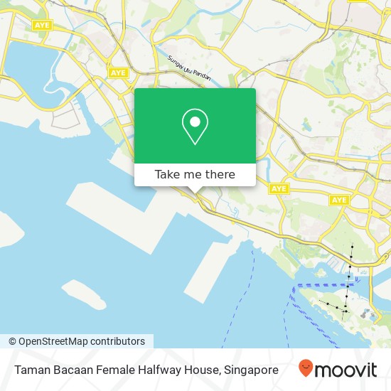 Taman Bacaan Female Halfway House地图