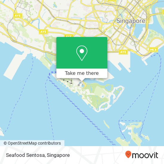 Seafood Sentosa map