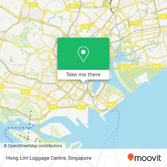 Hong Lim Luggage Centre map