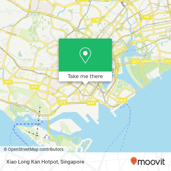 Xiao Long Kan Hotpot map