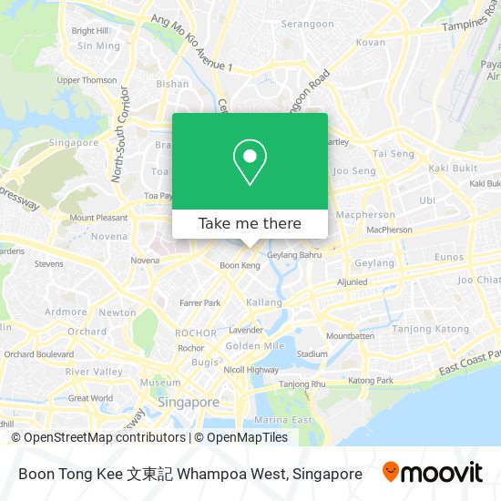 Boon Tong Kee 文東記 Whampoa West map