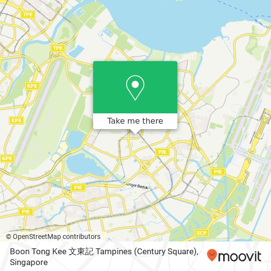 Boon Tong Kee 文東記 Tampines (Century Square)地图