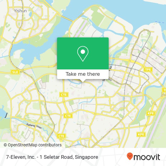 7-Eleven, Inc. - 1 Seletar Road map