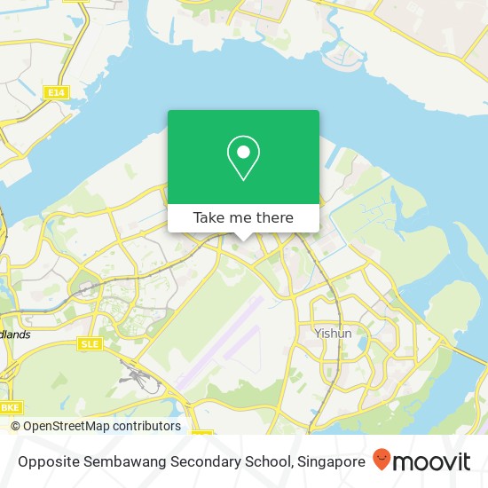 Opposite Sembawang Secondary School地图