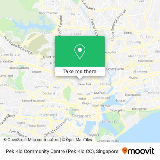 Pek Kio Community Centre (Pek Kio CC) map