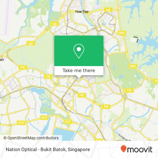 Nation Optical - Bukit Batok地图