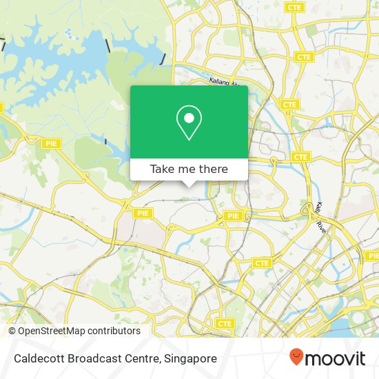 Caldecott Broadcast Centre map