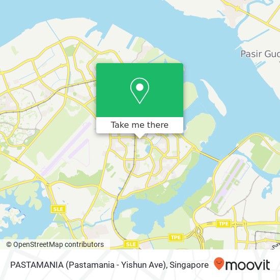 PASTAMANIA (Pastamania - Yishun Ave) map