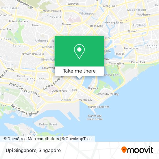 Upi Singapore map