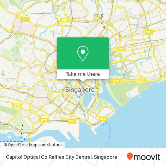 Capitol Optical Co Raffles City Central地图