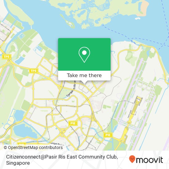 Citizenconnect@Pasir Ris East Community Club map