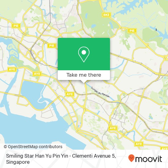 Smiling Star Han Yu Pin Yin - Clementi Avenue 5地图