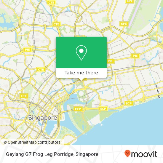 Geylang G7 Frog Leg Porridge map
