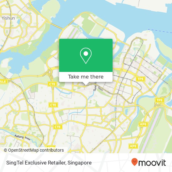 SingTel Exclusive Retailer地图