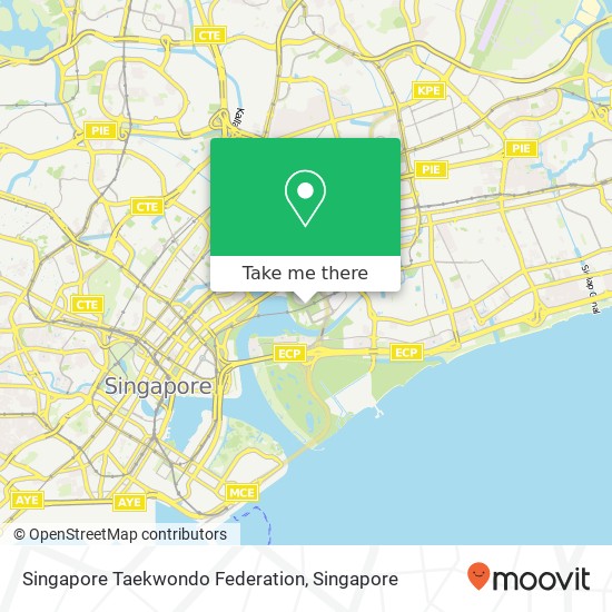 Singapore Taekwondo Federation map