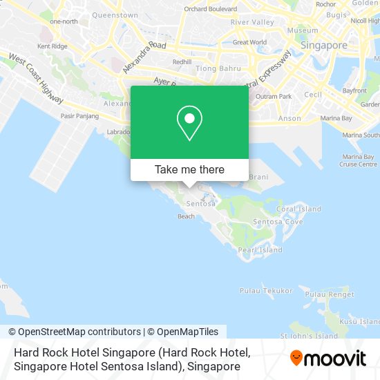 Hard Rock Hotel Singapore (Hard Rock Hotel, Singapore Hotel Sentosa Island) map