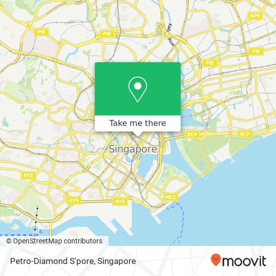 Petro-Diamond S'pore map