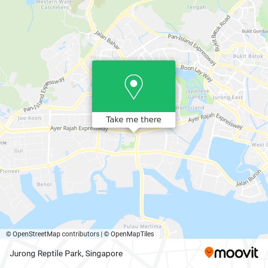 Jurong Reptile Park地图