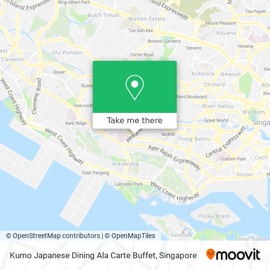 How to get to Kumo Japanese Dining Ala Carte Buffet in Singapore by Bus or  Metro?