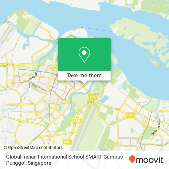 Global Indian International School SMART Campus Punggol map