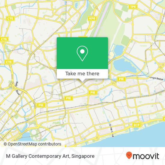 M Gallery Contemporary Art map