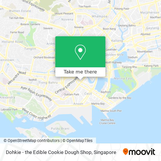 Dohkie - the Edible Cookie Dough Shop map