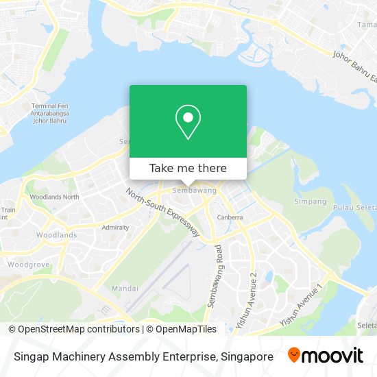 Singap Machinery Assembly Enterprise map