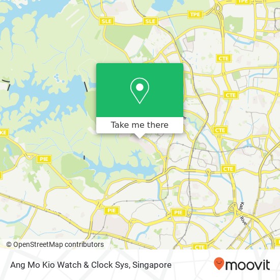 Ang Mo Kio Watch & Clock Sys map