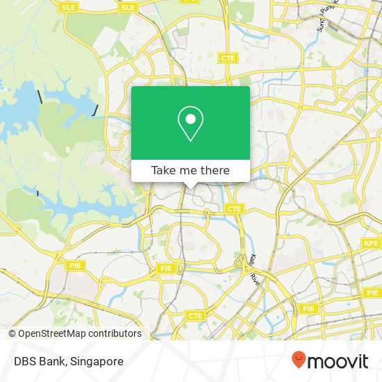 DBS Bank map