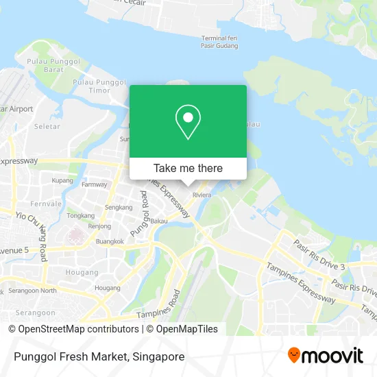 Punggol Fresh Market map