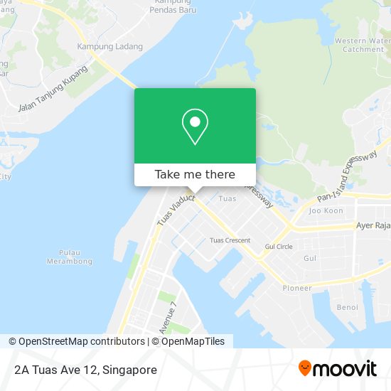 2A Tuas Ave 12 map