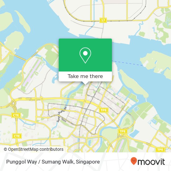 Punggol Way / Sumang Walk map