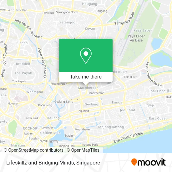 Lifeskillz and Bridging Minds地图