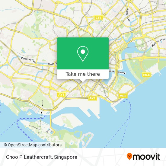 Choo P Leathercraft map