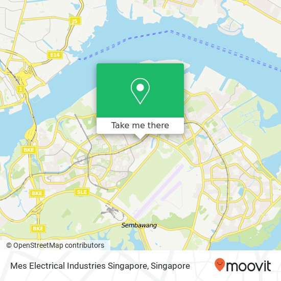 Mes Electrical Industries Singapore map