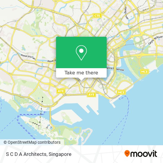 S C D A Architects map