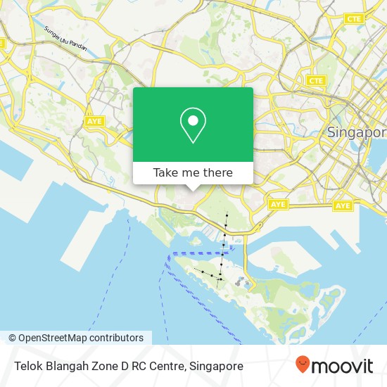 Telok Blangah Zone D RC Centre map