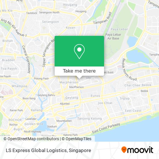 LS Express Global Logistics map