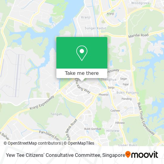Yew Tee Citizens' Consultative Committee map