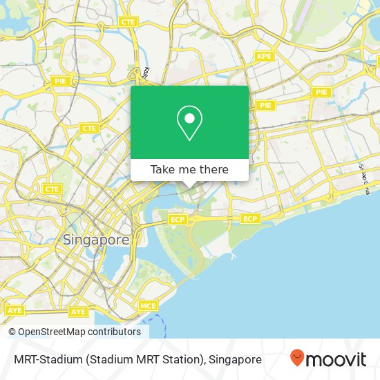 MRT-Stadium (Stadium MRT Station) map