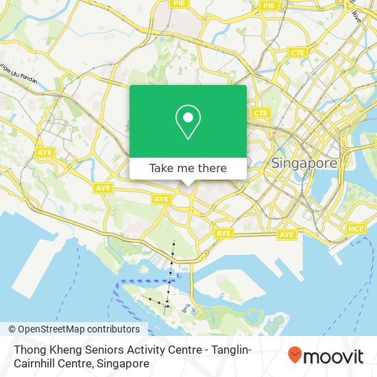 Thong Kheng Seniors Activity Centre - Tanglin-Cairnhill Centre地图